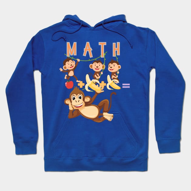 Math Monkeys Hoodie by DAZu